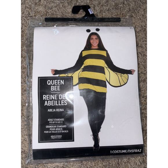 Queen Bee Costume Party City New In Package Three Piece Set - Picture 1 of 5